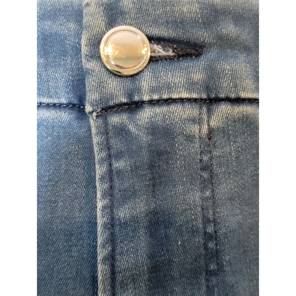 Good American Good Waist Size 24 Denim Blue‎ Jeans Blue Skinny Raw Hem - Picture 10 of 10